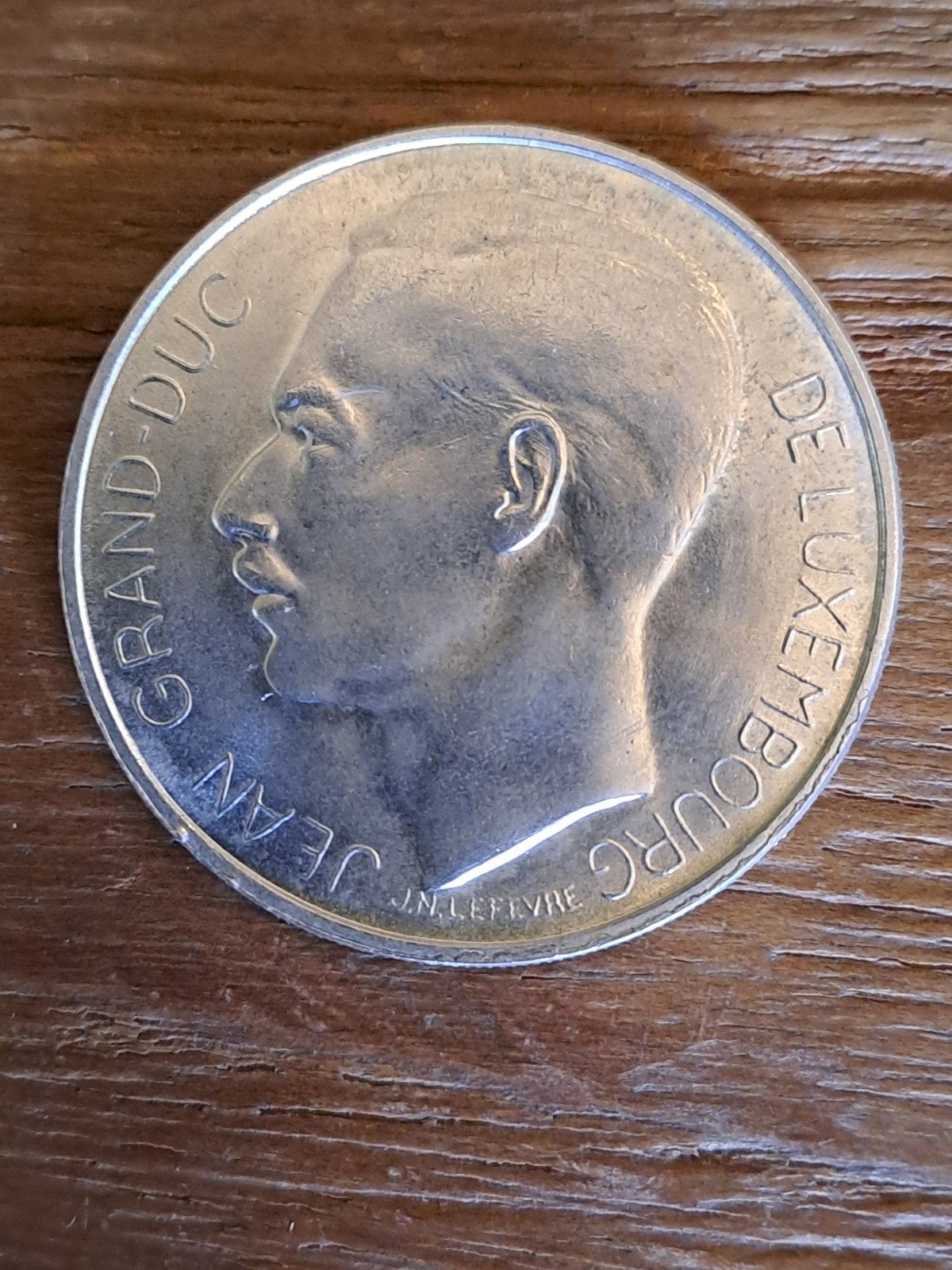 luxemburg 100 frank, Ophalen of Verzenden, Overige landen, Losse munt, Zilver