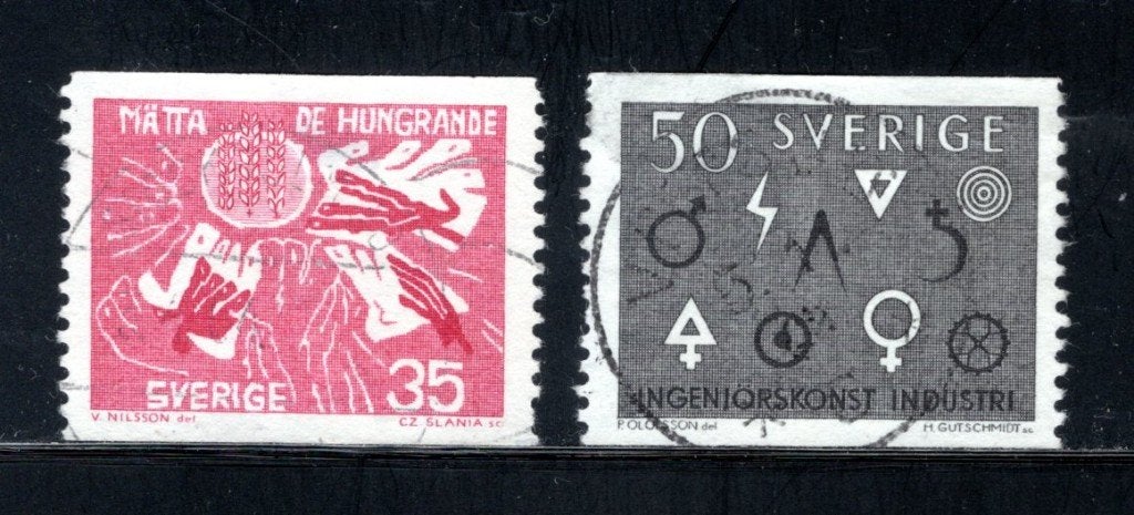 ZWEDEN Jaar 1963 gestempeld, Verzenden, Zweden, Gestempeld