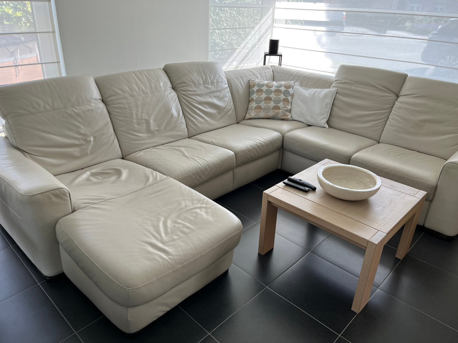 Natuzzi hoeksalon, Huis en Inrichting, Ophalen