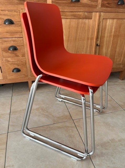 Vitra Stoel Design 2 st., Ophalen, Kunststof, Twee, Overige kleuren