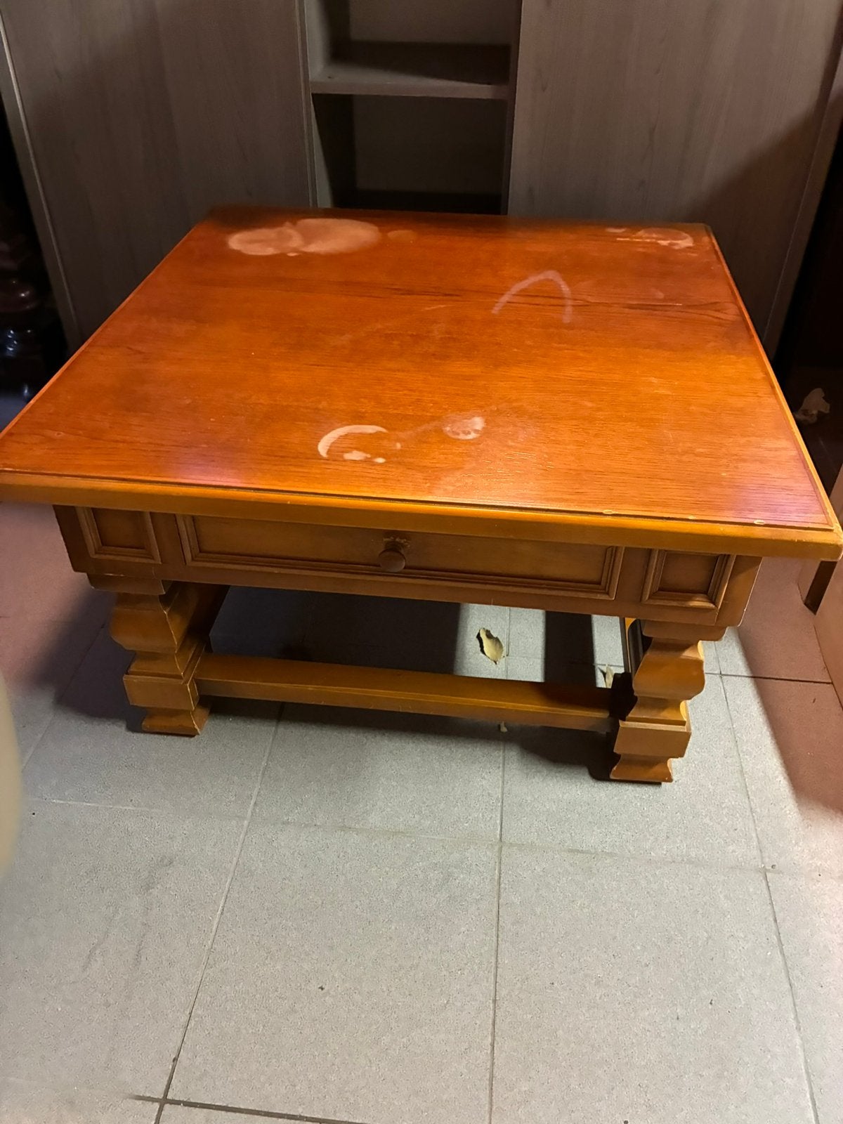 Salontafel, Ophalen, Gebruikt