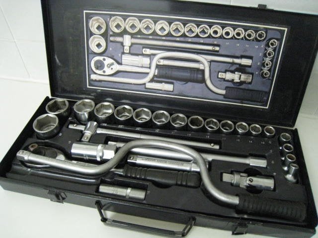 26 delige set dopsleutels Proficraft, Chrom-Vanadiu, Auto diversen, Autogereedschap, Ophalen