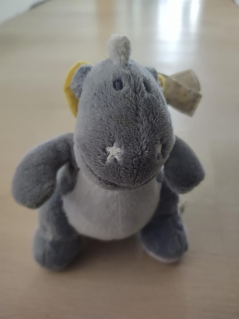 Trekspeelgoed knuffel- Noukies, Ophalen of Verzenden, Gebruikt, Blauw, Met geluid