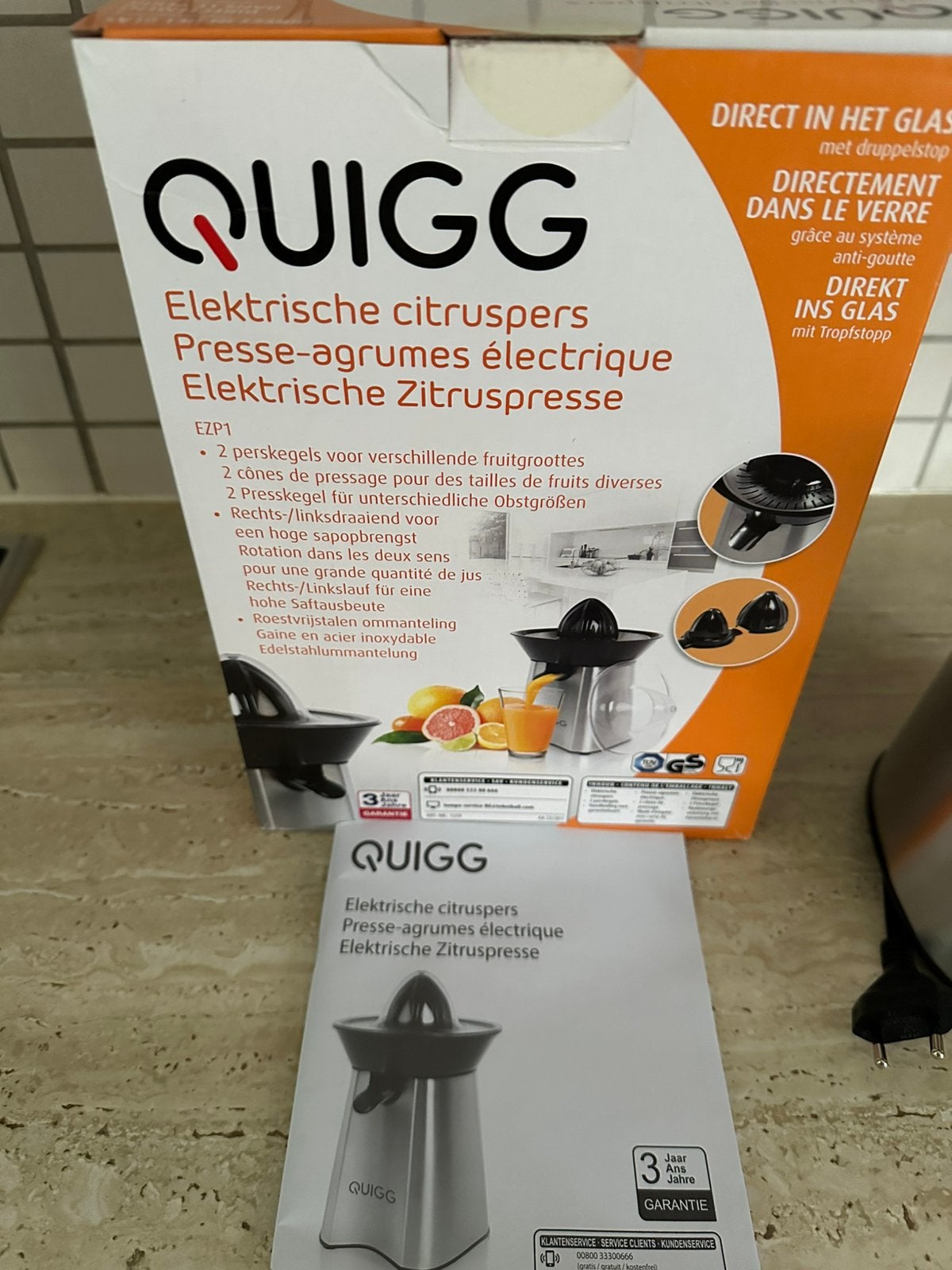 Nieuw, elektrische fruitpers, Electroménager, Extracteurs de jus, Enlèvement, Neuf, Électrique, Presse-agrume