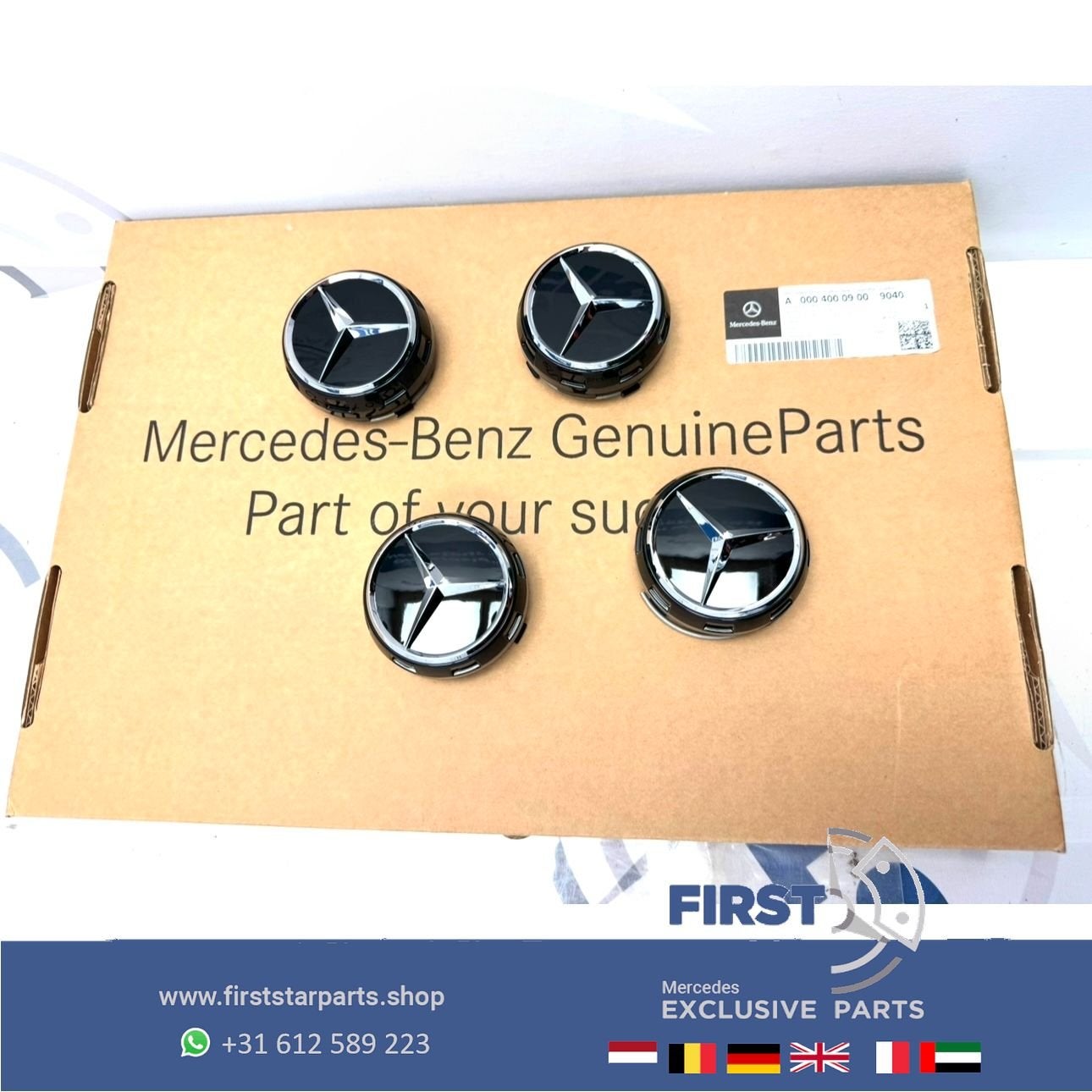 Mercedes AMG Naafkappen set W176 W246 W204 W205 W117 W212 W2, Gebruikt, -, -, Ophalen of Verzenden