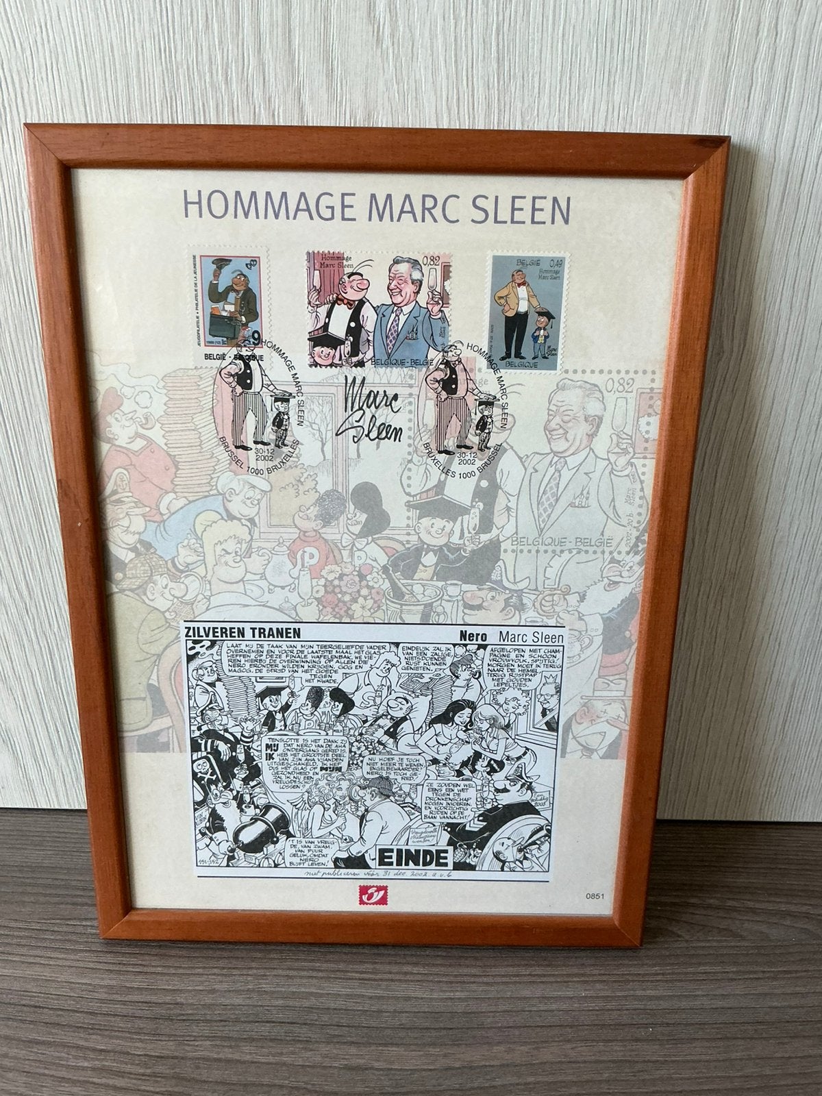 Hommage marc sleen uitgave bpost, Verzamelen, Ophalen of Verzenden, Zo goed als nieuw