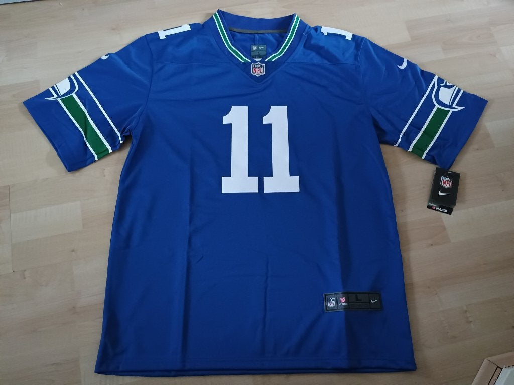 Seattle Seahawks Jersey Smith-Njigba maat: L, Kleding | Heren, Maat 52/54 (L), Overige typen, Nieuw, Verzenden