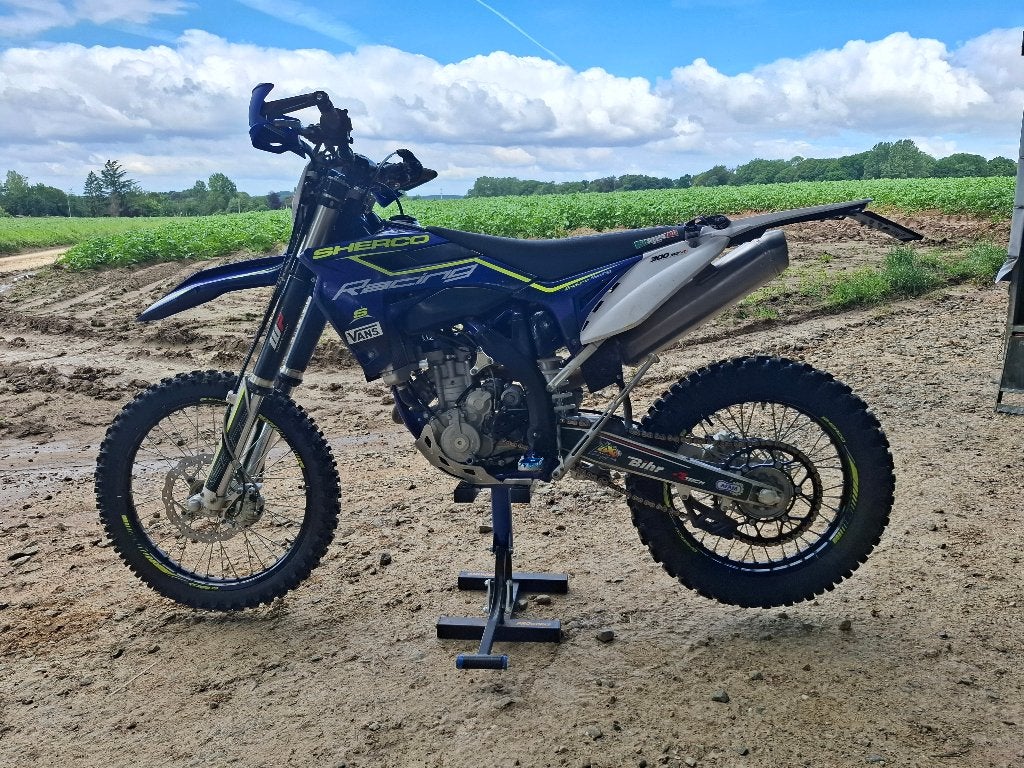 Sherco SEF300R + aanhangwagen en toebehoren, Fietsen en Brommers, Brommeronderdelen | Algemeen, Ophalen, Gebruikt, Overige typen