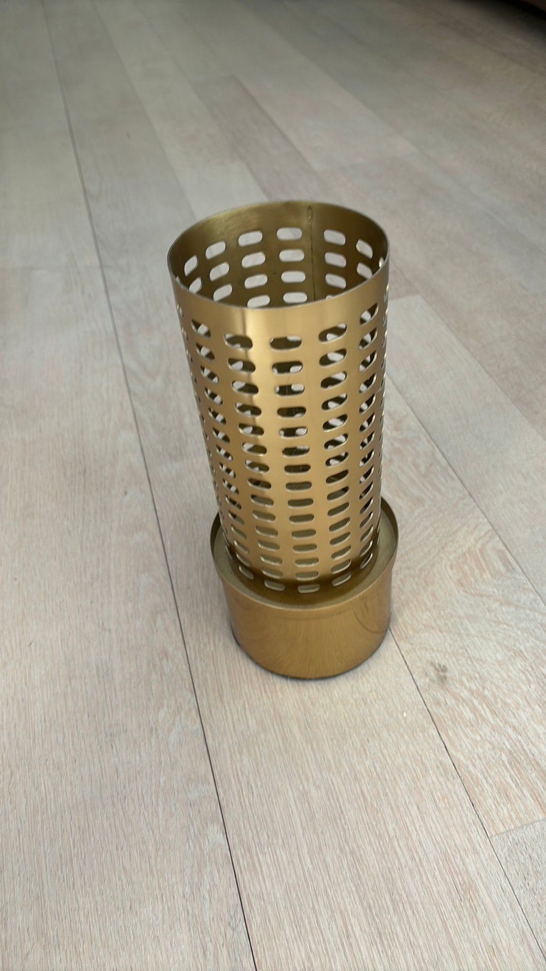 Kaarsenhouder Dôme Deco, Huis en Inrichting, Woonaccessoires | Paraplubakken, Ophalen, Gebruikt, Metaal