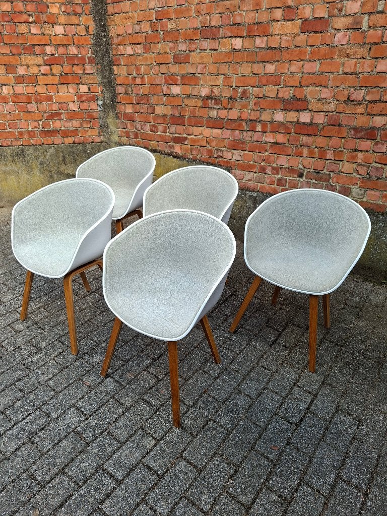 5 fauteuils Hay design, Ophalen, Gebruikt