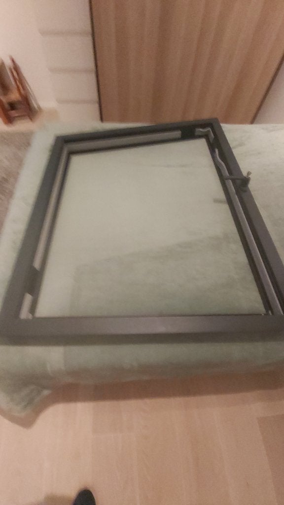 cadre de fenêtre, 75 à 150 cm, 75 à 150 cm, Aluminium, Enlèvement