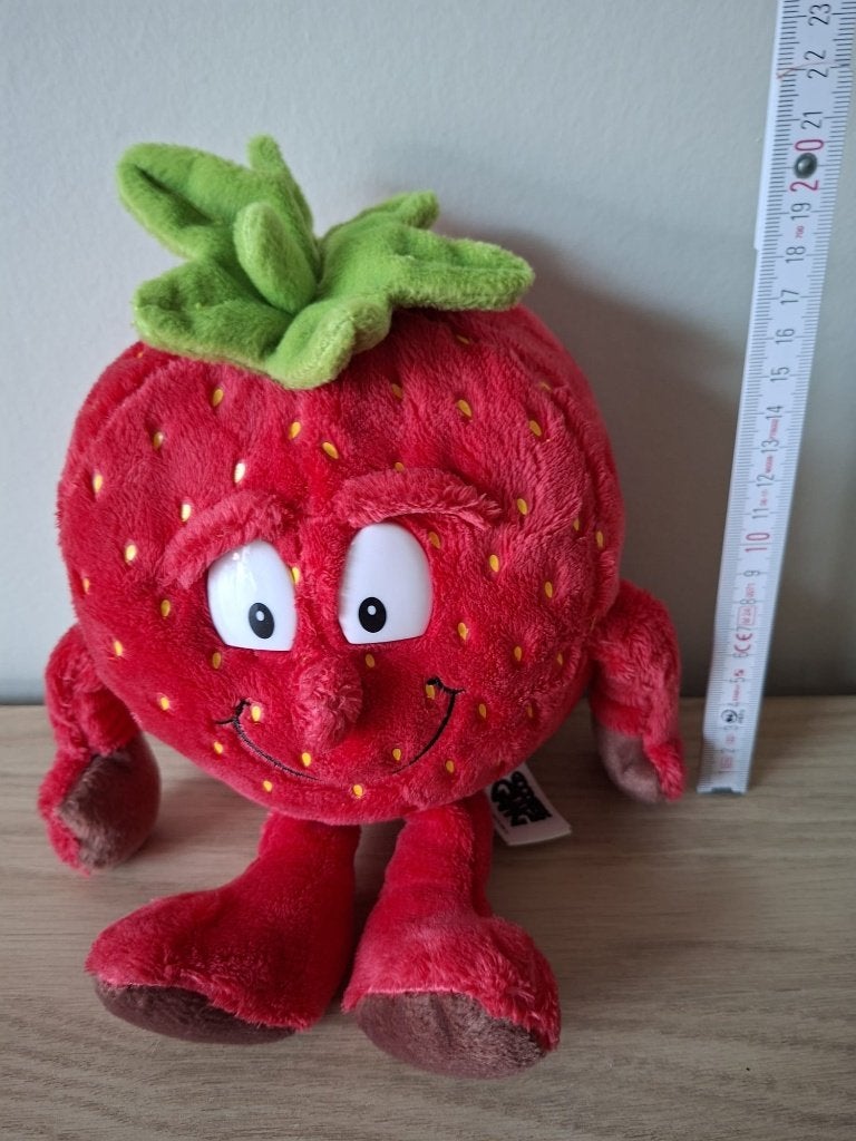 Aardbei knuffel, Ophalen of Verzenden, Zo goed als nieuw
