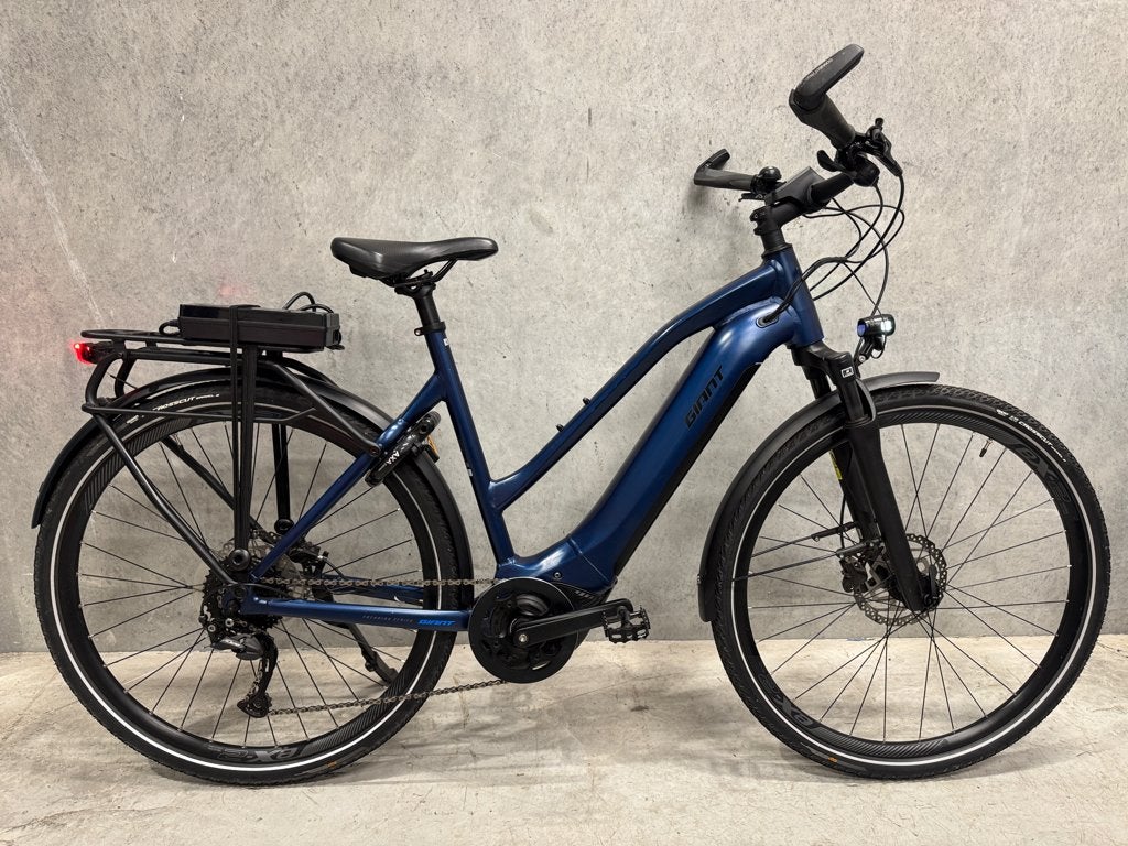 Elektrische fiets | Giant Explore | middenmotor | i.z.g.s.!, Fietsen en Brommers, Ophalen, Giant, Zo goed als nieuw, 50 km per accu of meer