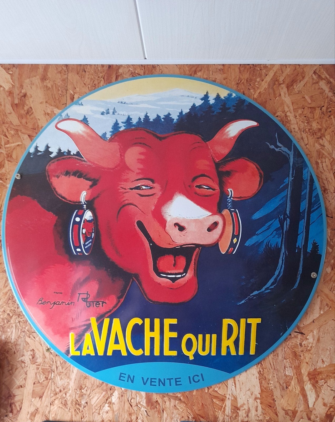 Plaque émaillée, Enlèvement ou Envoi