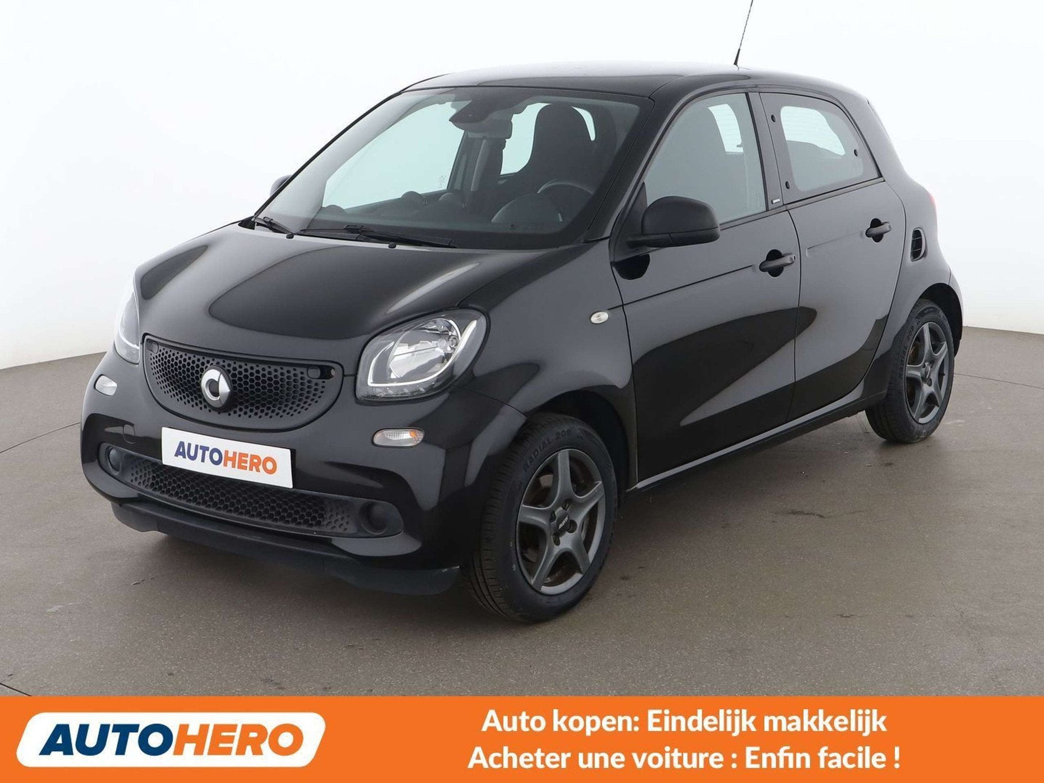 Smart Forfour 0.9 Turbo Basis passion (automatique), Autos, Smart, 1025 kg, Achat, ForFour, Noir