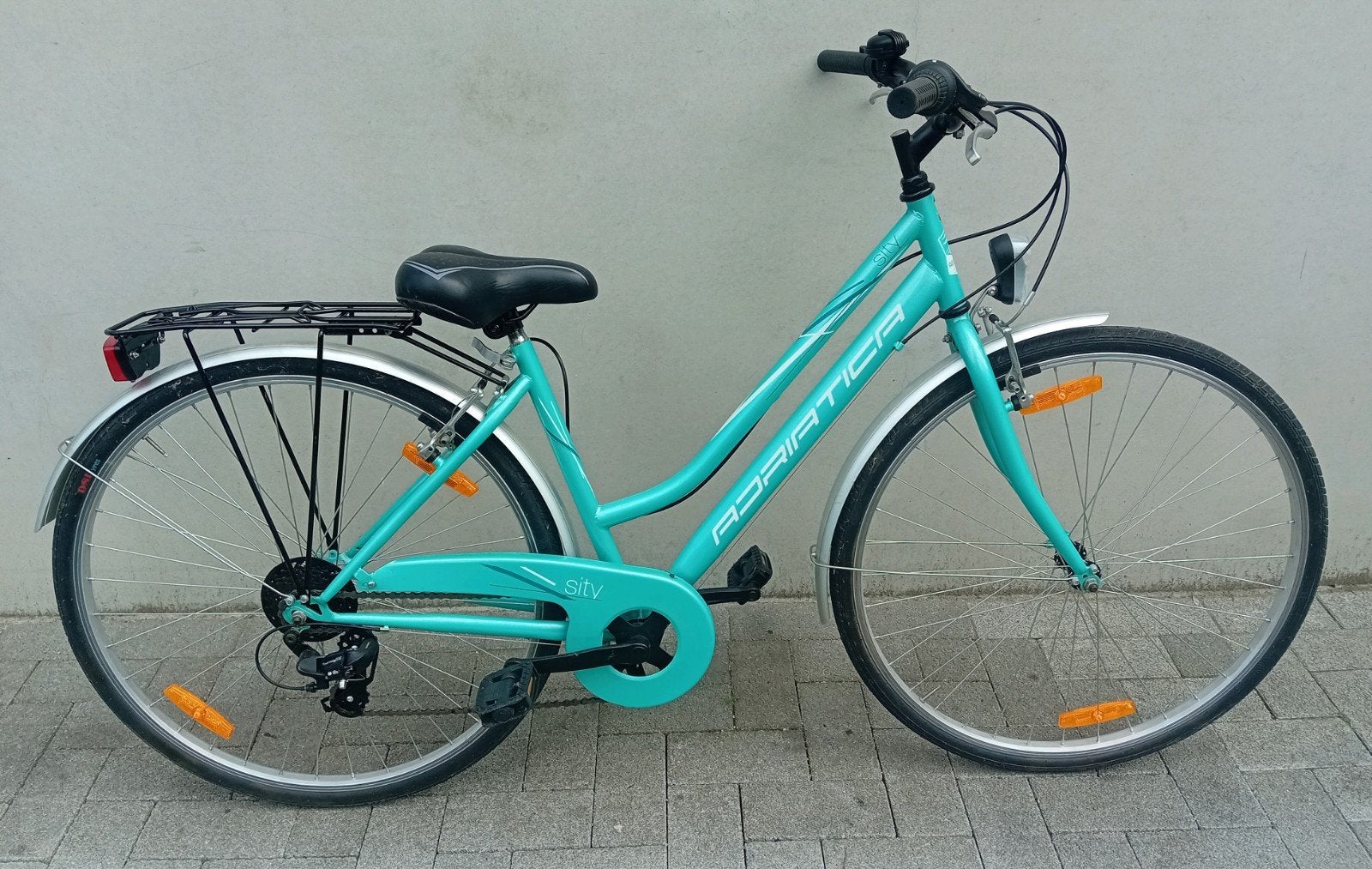 Meisjesfiets - damesfiets Adriatica 28inch 6speed maat 45 🚴, Ophalen, Zo goed als nieuw, Velgrem, Oxford Sparta Batavus Norta gazelle Granville Sparta cube trek