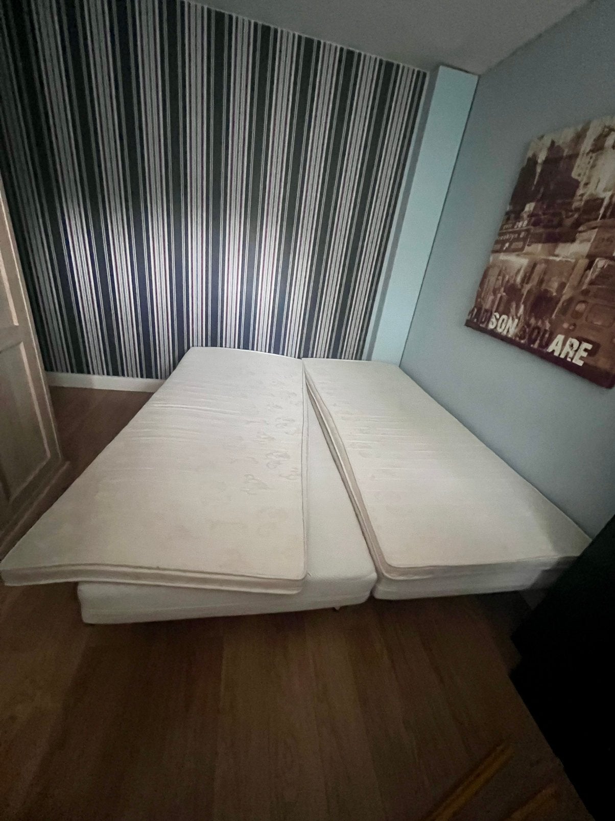 Dubbel, per matras afzonderlijk, elektrisch verstelbaar bed, Huis en Inrichting, Ophalen, Zo goed als nieuw, 200 cm