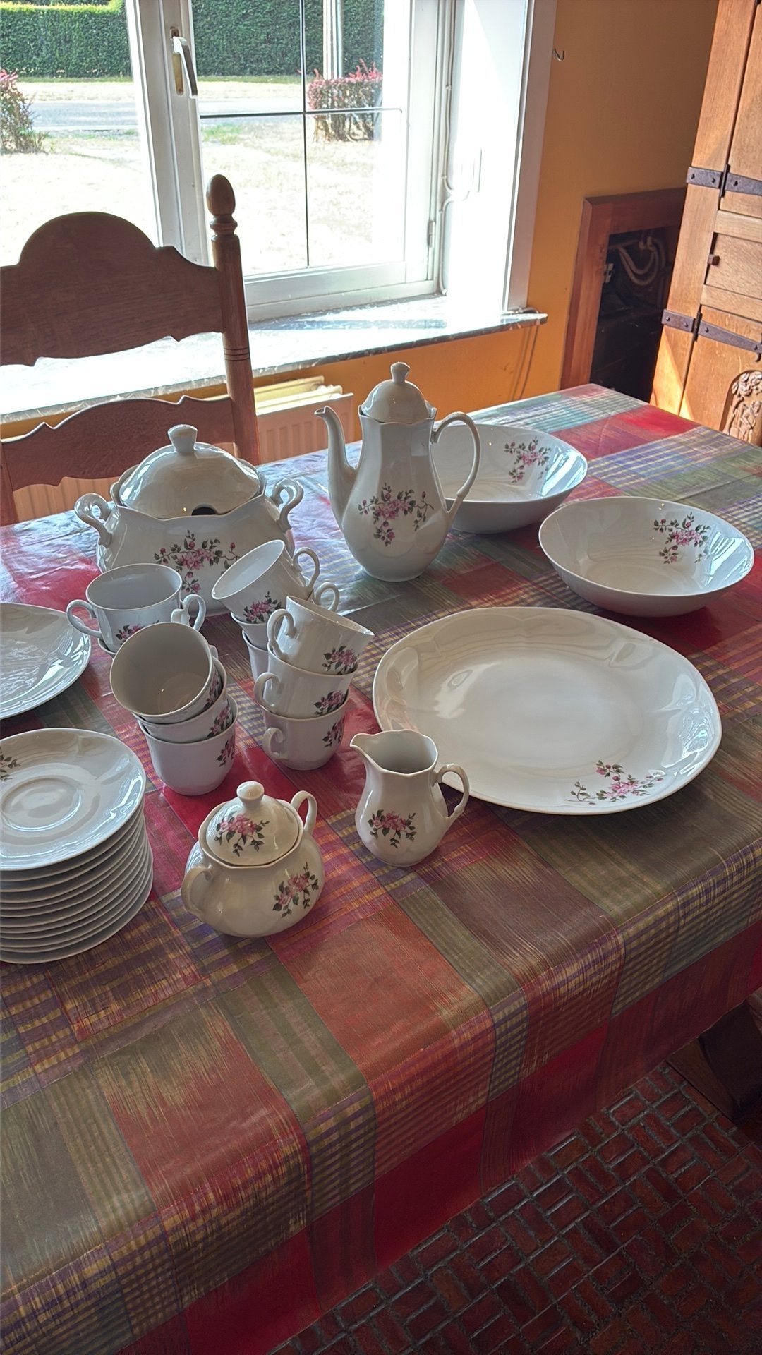 12 delig eet en koffieservies van Libiana, Huis en Inrichting, Keuken | Servies, Ophalen, Overige materialen, Gebruikt, Overige merken