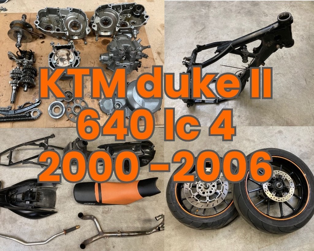 CILINDERKOP zadel koplamp SUBFRAME AKRAPOVIC krukas wielen, Motoren, Ophalen of Verzenden, Gebruikt