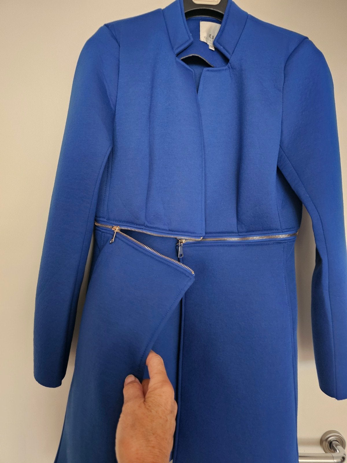 Manteltje  blauw, Ophalen, Blauw