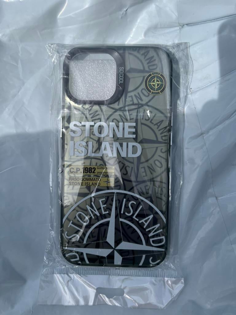Coque stone island, Telecommunicatie, Mobiele telefoons | Hoesjes en Screenprotectors | Apple iPhone, Zwart, IPhone 13, Verzenden