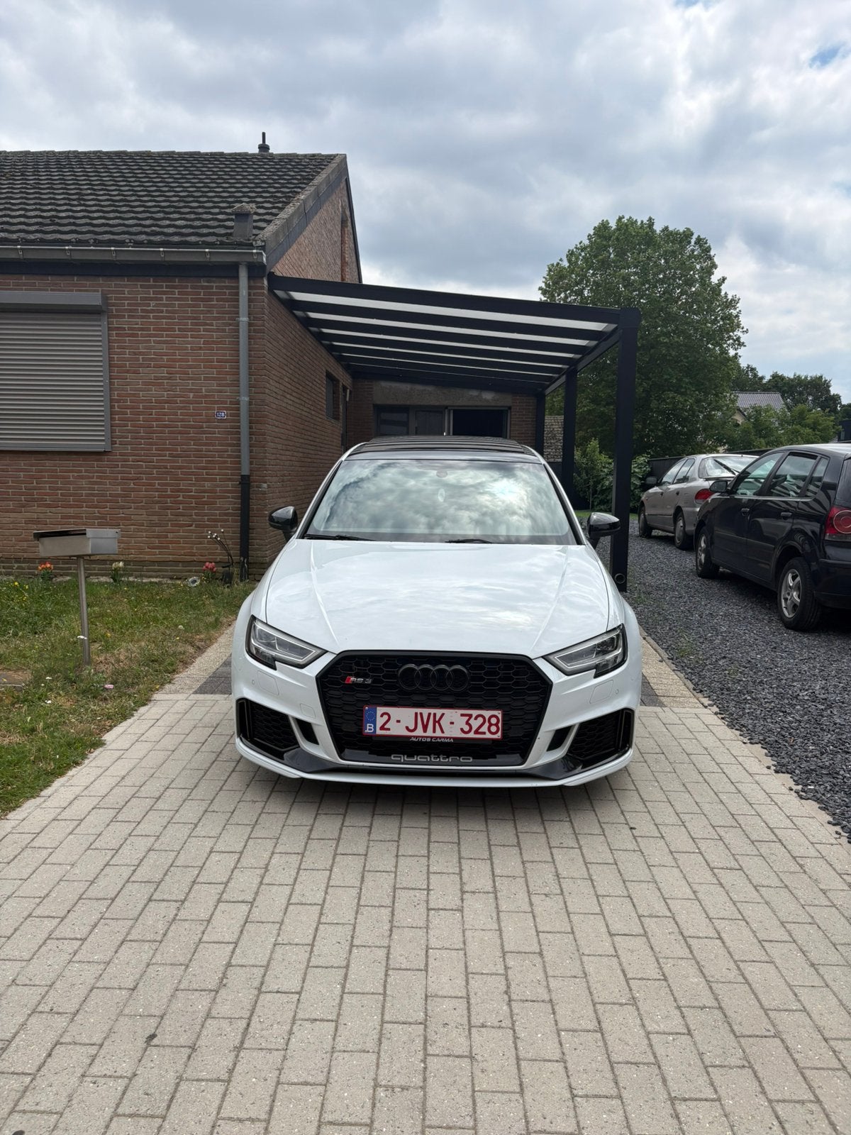 Audi Rs3 Sportback 2.5 TFSI - Quattro - 400pk - 2018 - DAZA, Auto's, Automaat, RS3, Wit, 5 zetels
