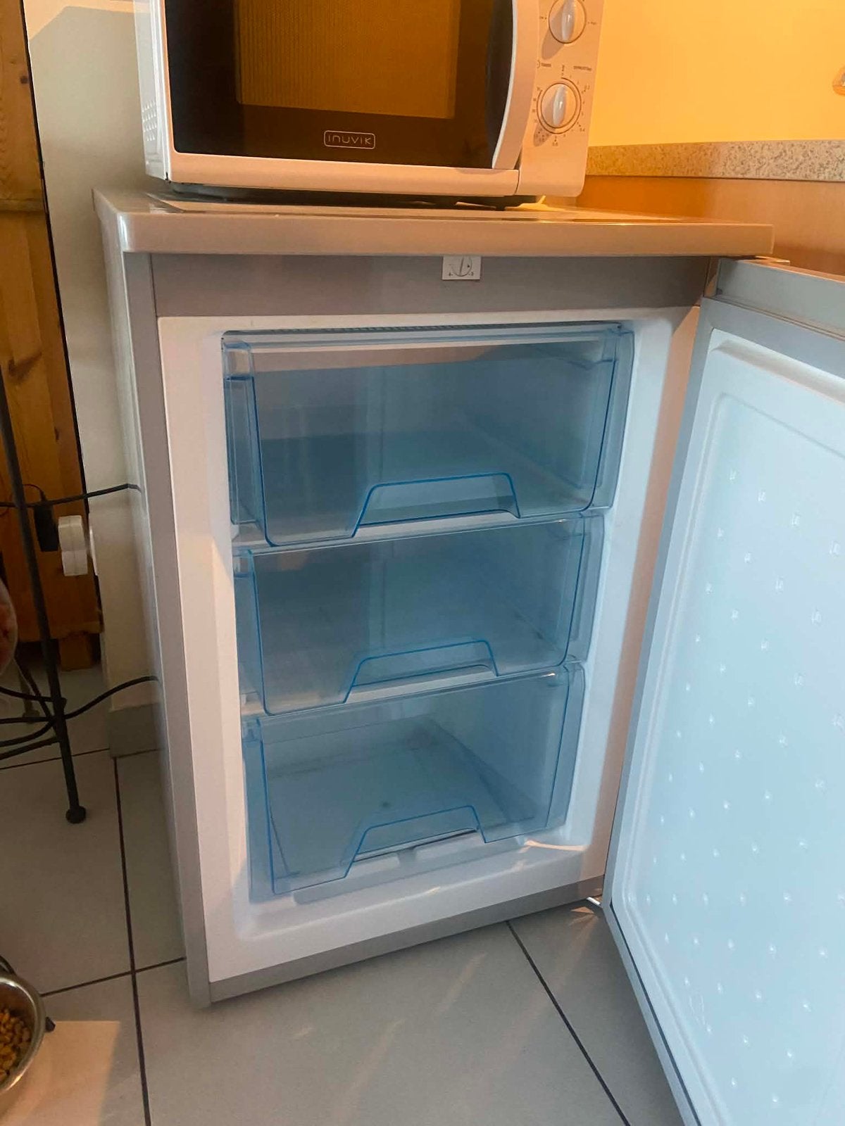 Congelateur 3 tiroirs, Elektronische apparatuur, Vriezers en Diepvrieskisten, Vrieskist, Gebruikt, Tussenbouw, Minder dan 60 cm