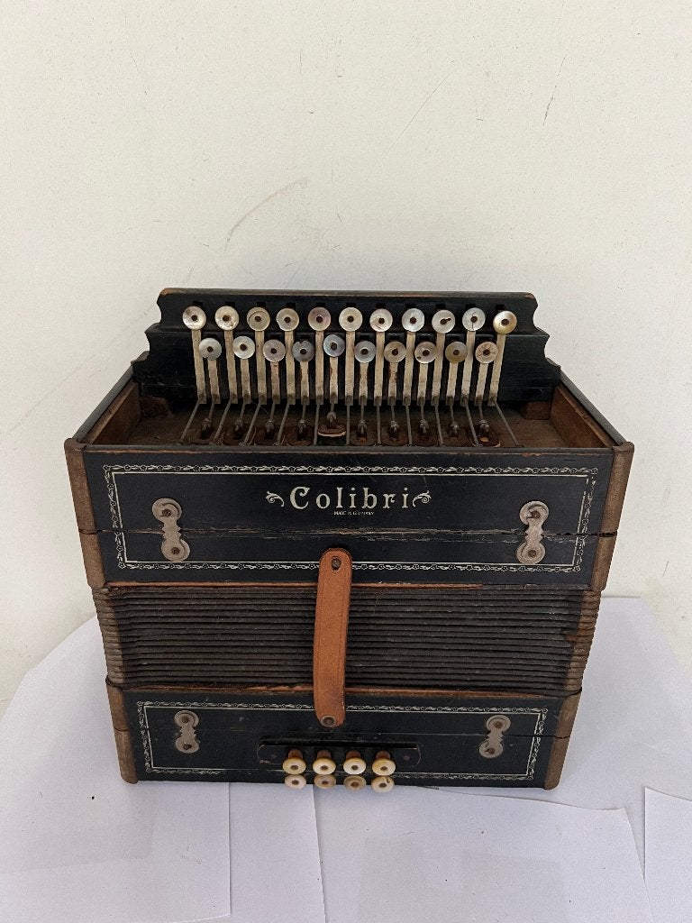 Accordeon Colibri Made in Germany, Antiek en Kunst, Ophalen