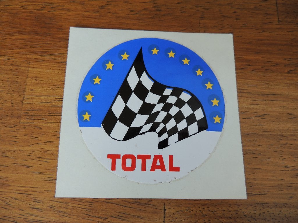 Total racing team sticker, Verzenden, Zo goed als nieuw, Auto of Motor
