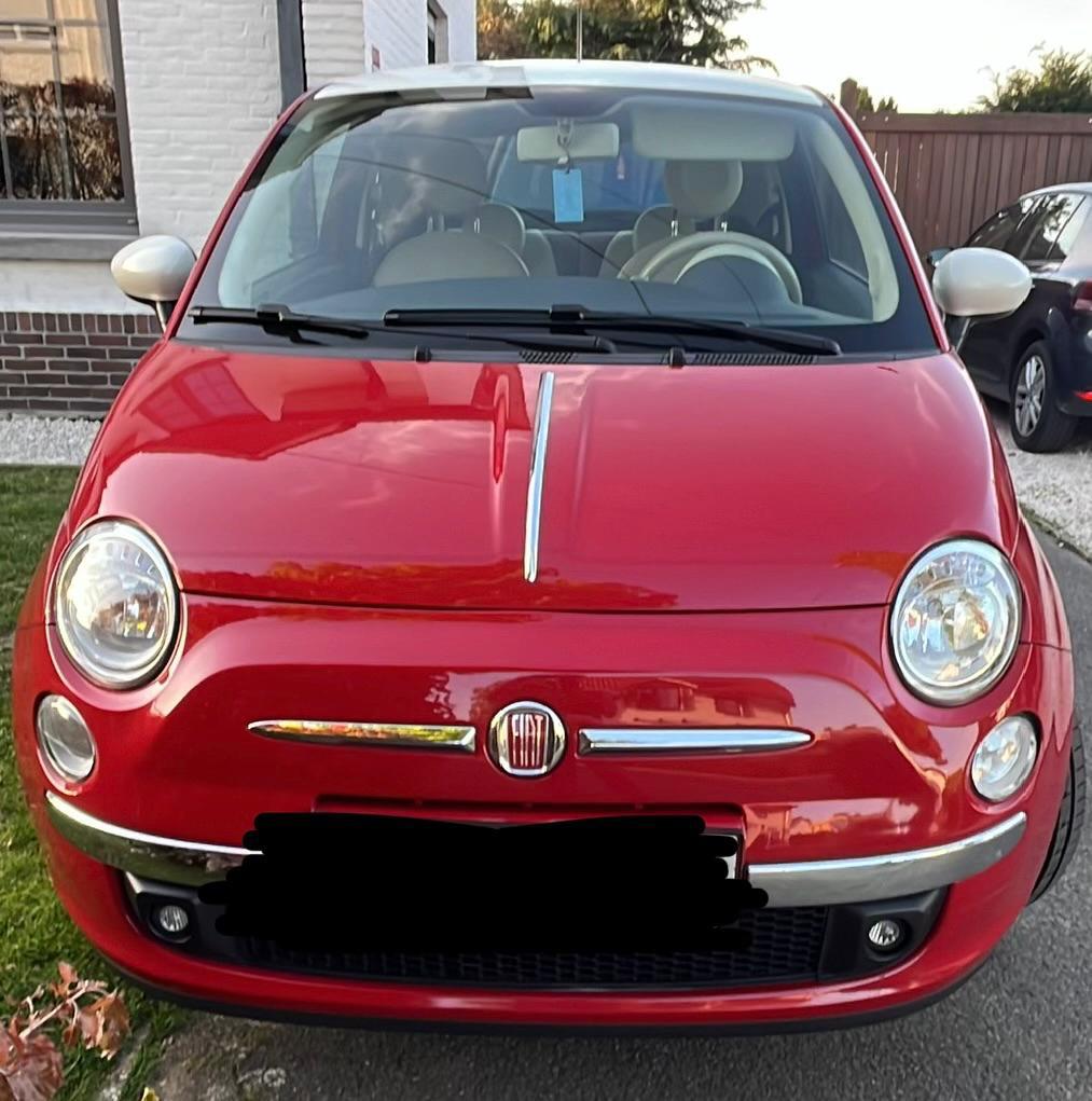 Fiat 500 variant AXA1A, Auto's, Voorwielaandrijving, Leder, 3 deurs, Rood