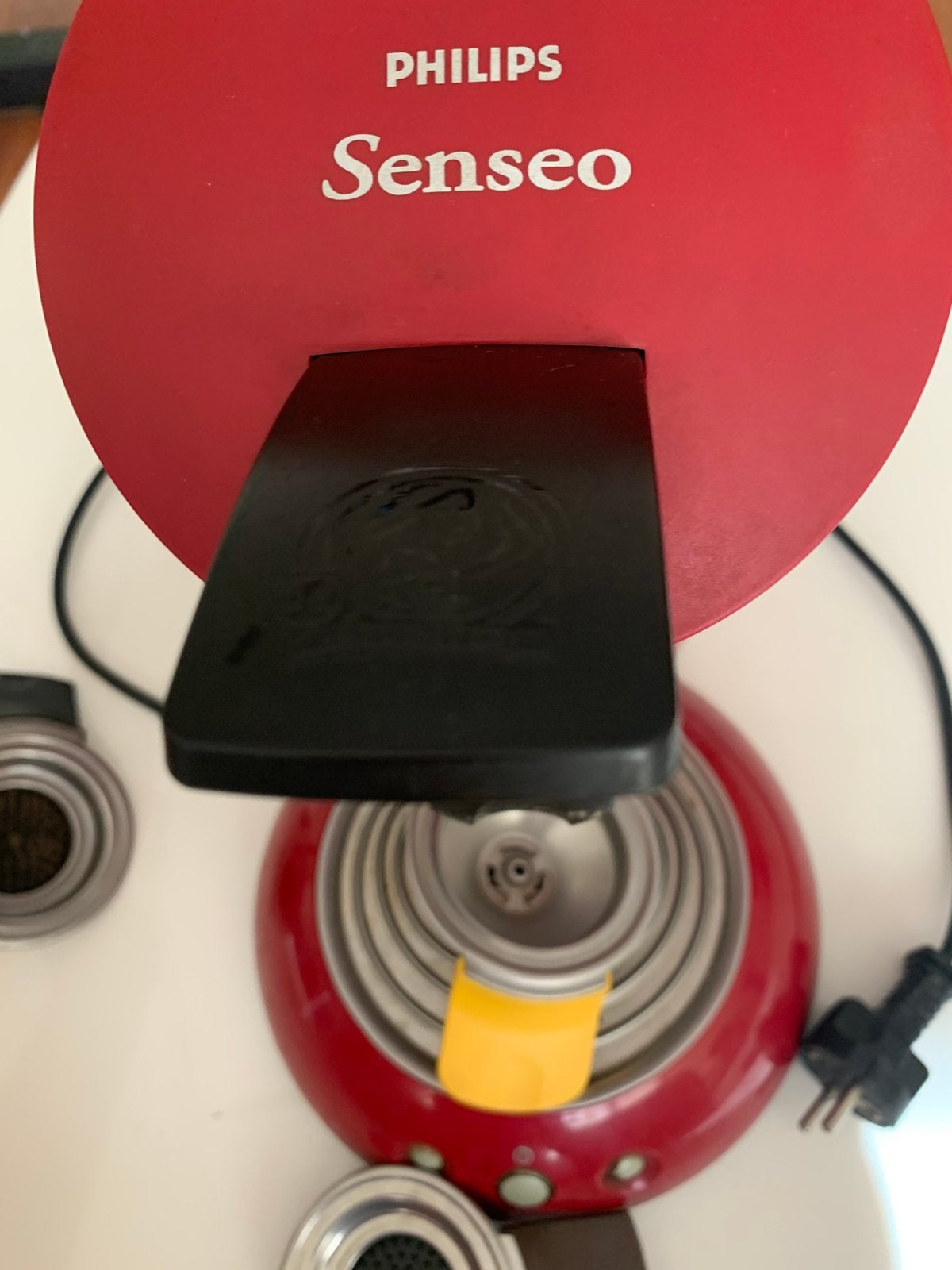 Philips Senseo rouge, Electroménager, Cafetières, Enlèvement, Comme neuf