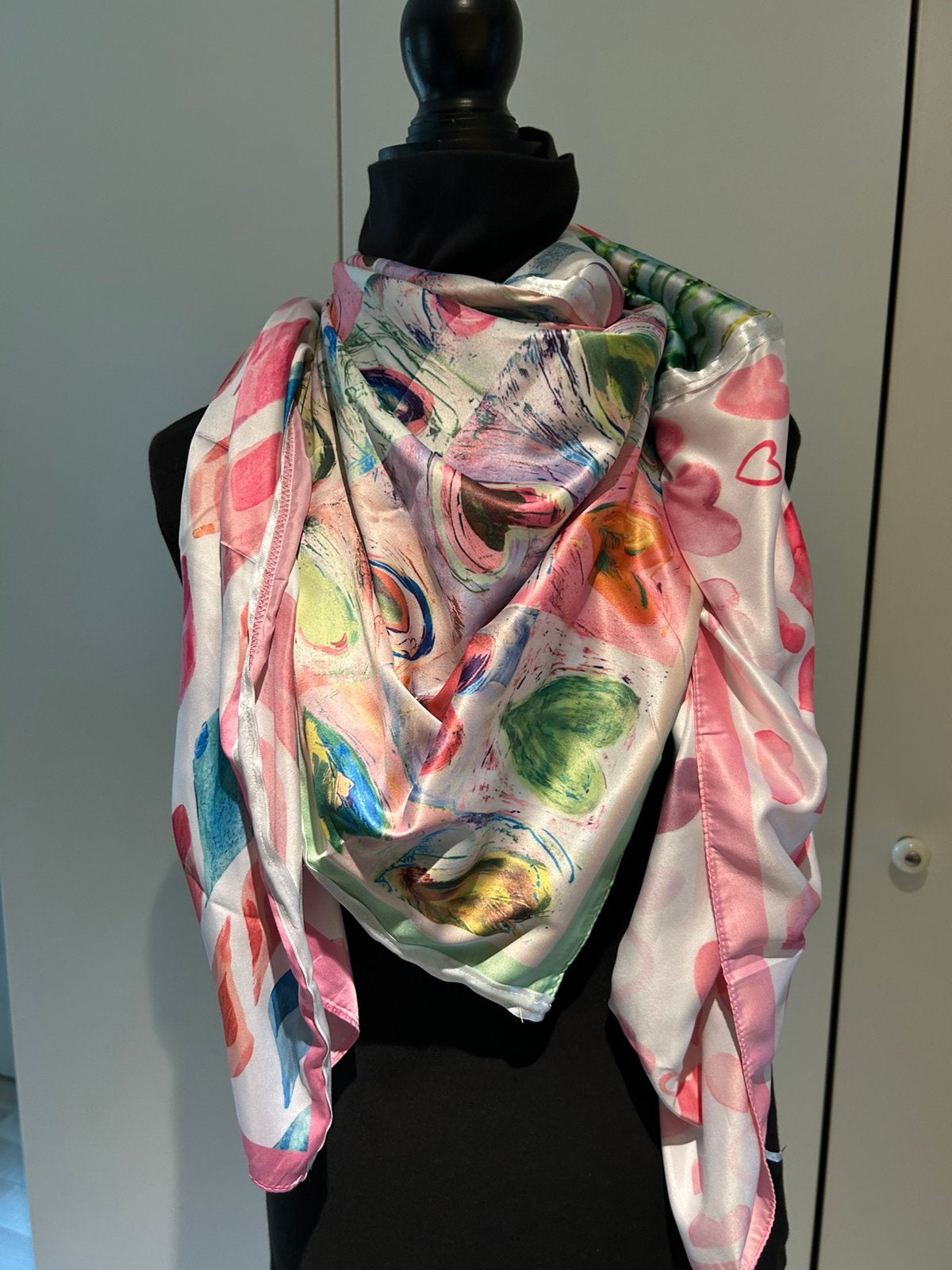 Foulard Shanna multicolore, Enlèvement ou Envoi, Comme neuf