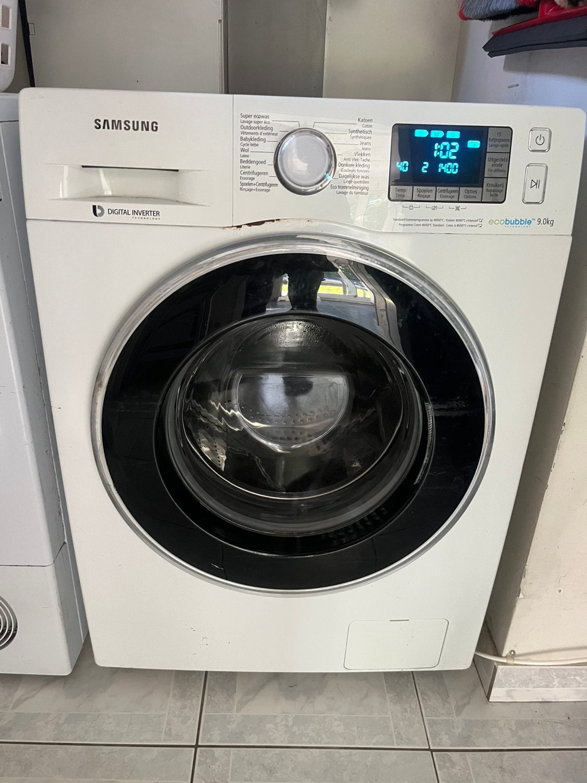 Réparation de la bulle Samsung Eco 9 kg, Electroménager, Lave-linge, Ne fonctionne pas, Chargeur frontal, 8 à 10 kg, 1200 à 1600 tours