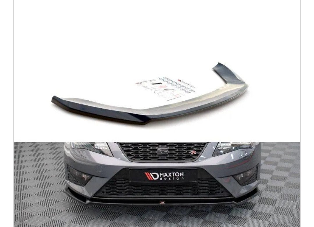 Lame pare-choc avant Seat Leon Mk3 Facelift Noir mat, Autos : Divers, Tuning & Styling, Enlèvement