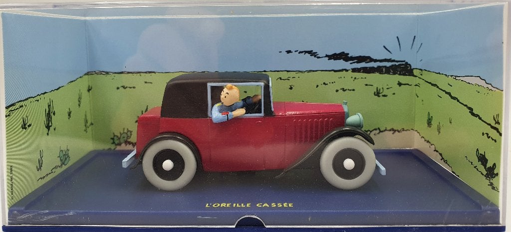 Tintin Editions Atlas No. 13 Coupé-Spider – The Broken Ear, Hobby en Vrije tijd, Modelauto's | 1:43, Overige merken, Auto, Verzenden