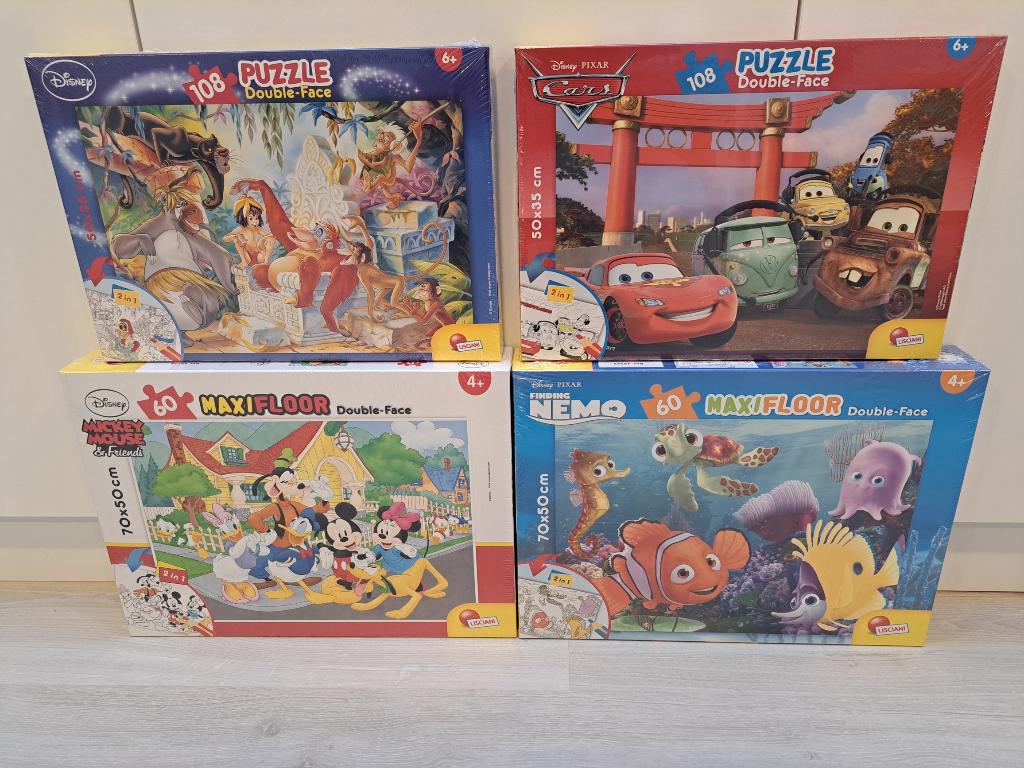 Les puzzles Disney Mickey Cars Nemo, Enlèvement ou Envoi, Neuf