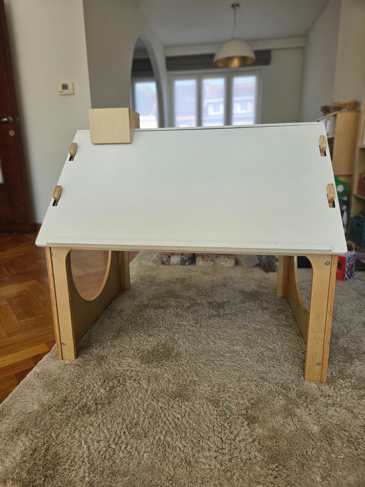 speelhuisje in scandinavische stijl, Ophalen, Gebruikt