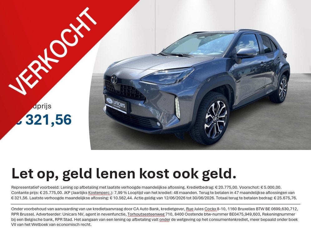 Toyota Yaris Cross 1.5 VVT-ie Hybrid 85kW Active Plus CVT, Argent ou Gris, Achat, 116 ch, 5 portes