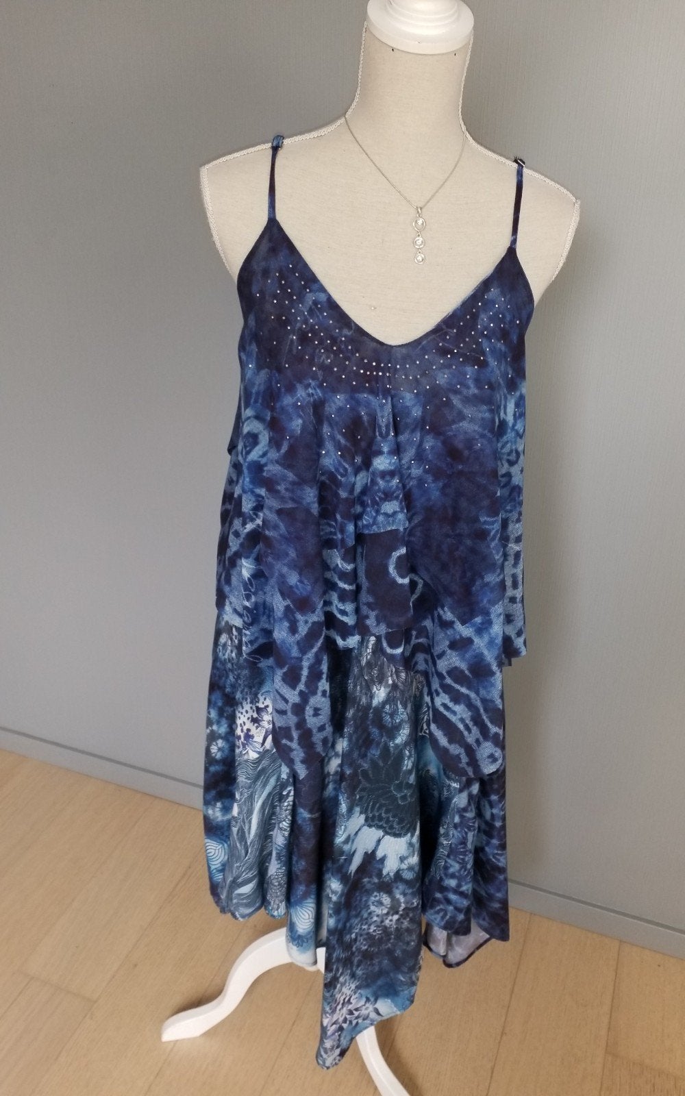 setje Rok en bloesje  DESIGUAL, Kleding | Dames, Maat 38/40 (M), Blauw, Ophalen of Verzenden, Zo goed als nieuw