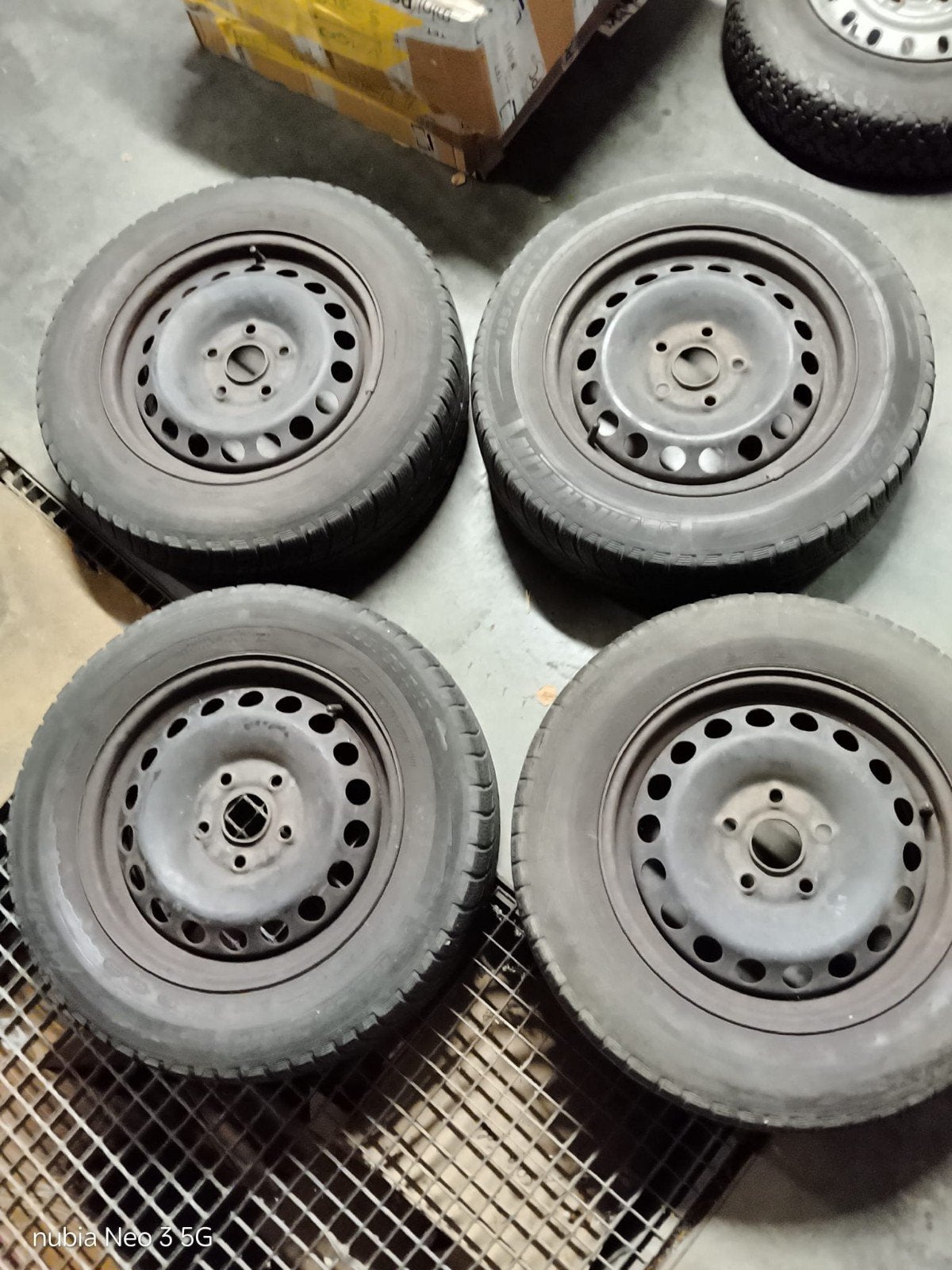 stalen wielen audi a3 4 stuks, Auto-onderdelen, Banden en Velgen, Ophalen, Gebruikt, 15 inch, Velg(en)