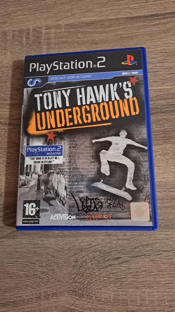 Tony Hawk Underground - PS2, Games en Spelcomputers, Games | Sony PlayStation 2, Zo goed als nieuw, Sport, 1 speler, Vanaf 3 jaar