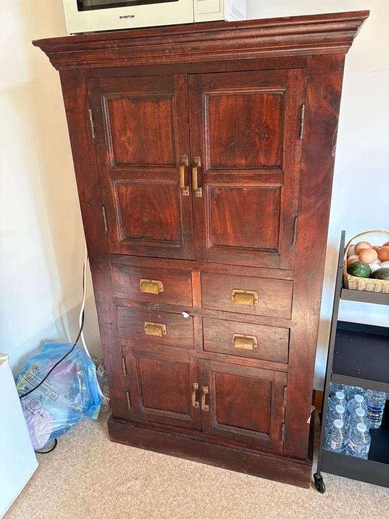 Japanse Tansu massief houten kast, Antiek en Kunst, Ophalen