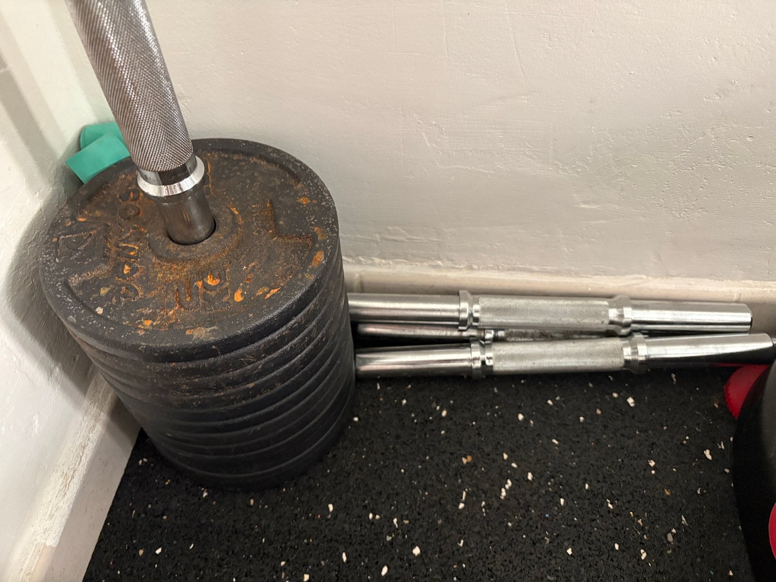 Apparatuur voor krachttraining, Sport en Fitness, Fitnessmaterialen, Ophalen, Zo goed als nieuw