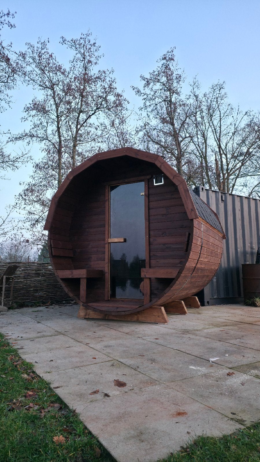 Livraison et installation gratuites d'un sauna en baril de 2, Enlèvement ou Envoi