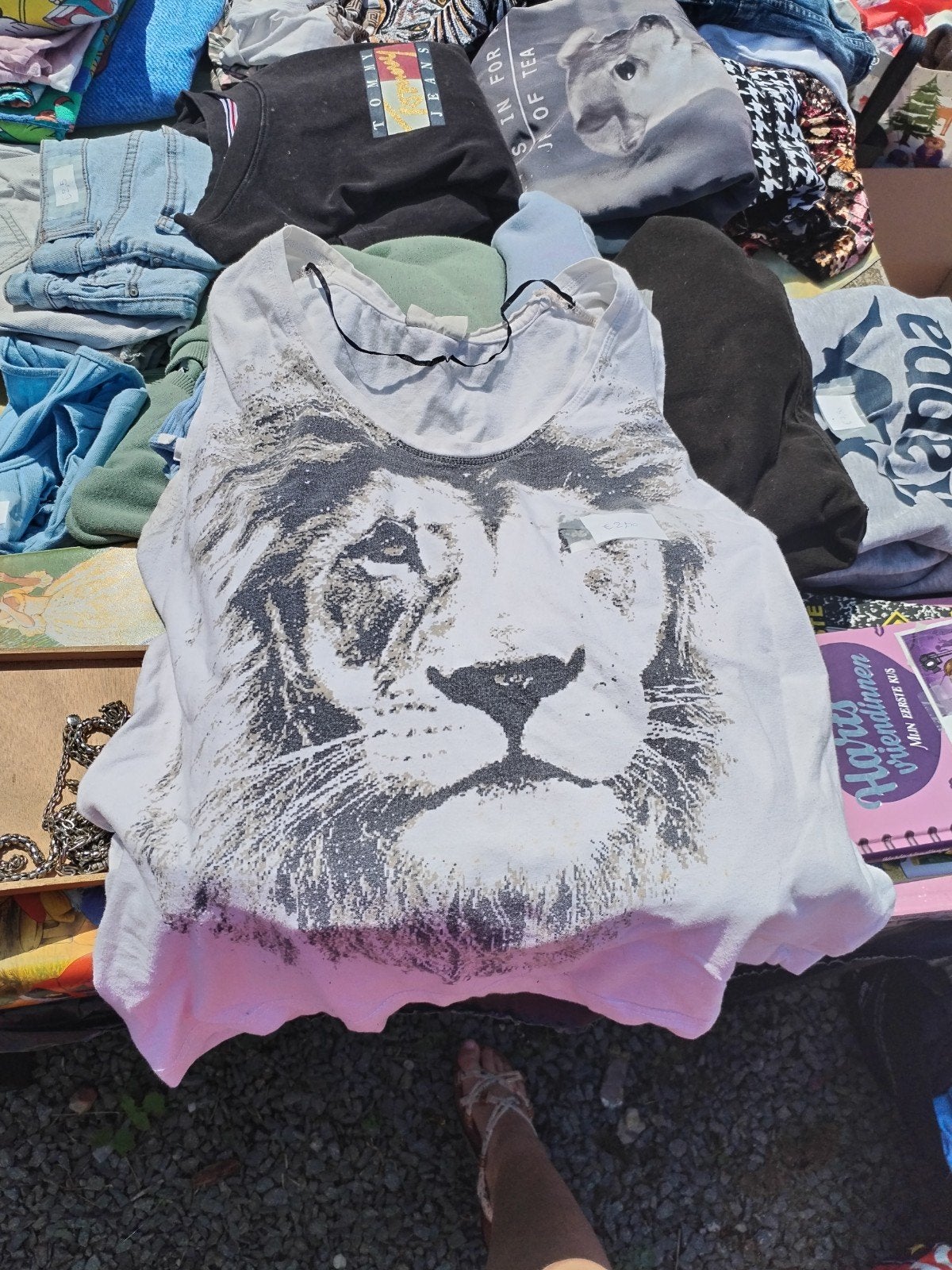 Diverse t-shirts, Enlèvement