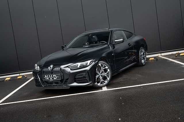 BMW 420 I | Coupe | M-Sport | Pano | LED | CAM |, Auto's, Automaat, Zwart, Emergency brake assist, 4 Reeks