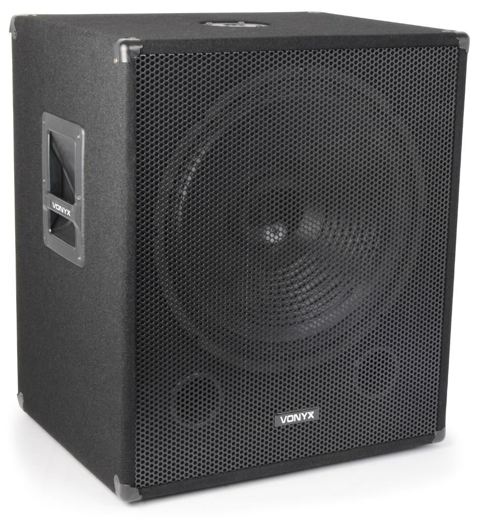 Sub 18 inch actief 500 Watt, Bi-Amp, Overige merken, Subwoofer, Nieuw, Ophalen of Verzenden