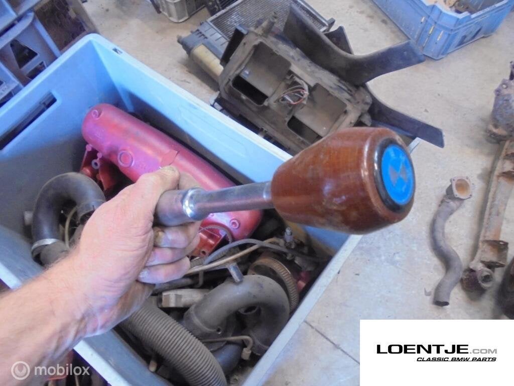 houten pookkop met pook bmw 02 1502 1602 1802 2002 etc, Gebruikt, Ophalen of Verzenden, BMW, BMW