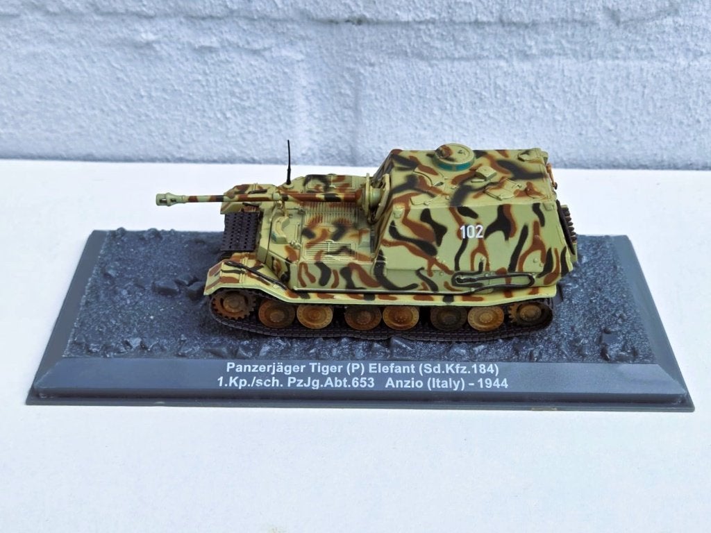 Sd.Kfz.184 Panzerjäger Tiger (P) Elefant tankjager., Hobby en Vrije tijd, Modelauto's | Overige schalen, Ophalen of Verzenden