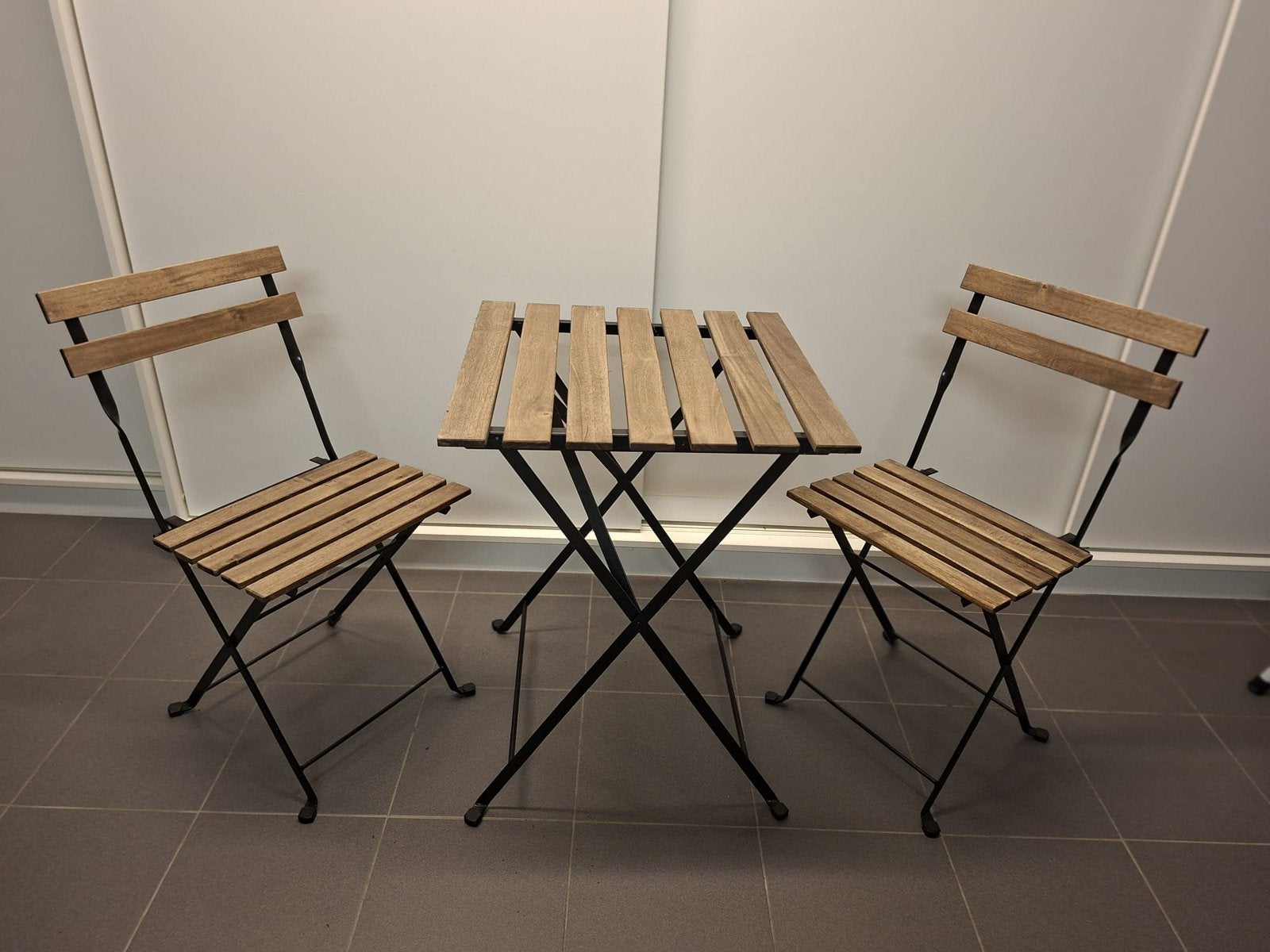 Tuinset hout, Jardin & Terrasse, Enlèvement, Comme neuf, Bois